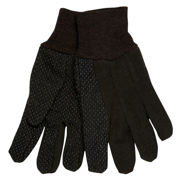 MCR SAFETY Mcr Safety 7802 Dotted Jersey Work Gloves Large Brown
