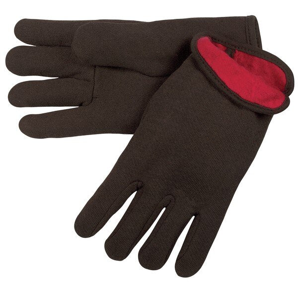 MCR SAFETY Mcr Safety 7900 Fleece Lined Jersey Glove Large Brown