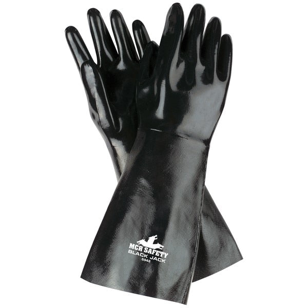 MCR SAFETY Mcr Safety 6948 Neoprene Gloves 18 Inch Large Black