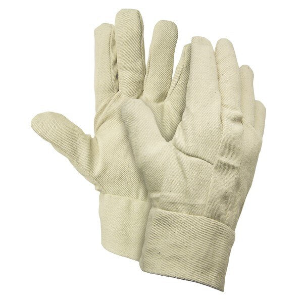 MCR SAFETY Mcr Safety 8100B Canvas Work Gloves Large Natural