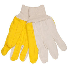 MCR SAFETY Mcr Safety 8516 Canvas Chore Gloves Large Yellow