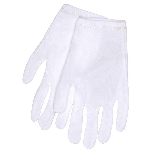 MCR SAFETY Mcr Safety 8730M Nylon Inspection Gloves Medium White