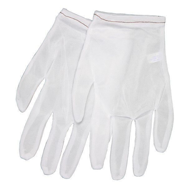 MCR SAFETY Mcr Safety 8700XL Nylon Inspection Gloves X-large White
