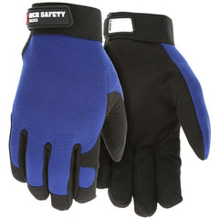 MCR SAFETY Mcr Safety 900S Mechanics Gloves Small Synthetic Blue