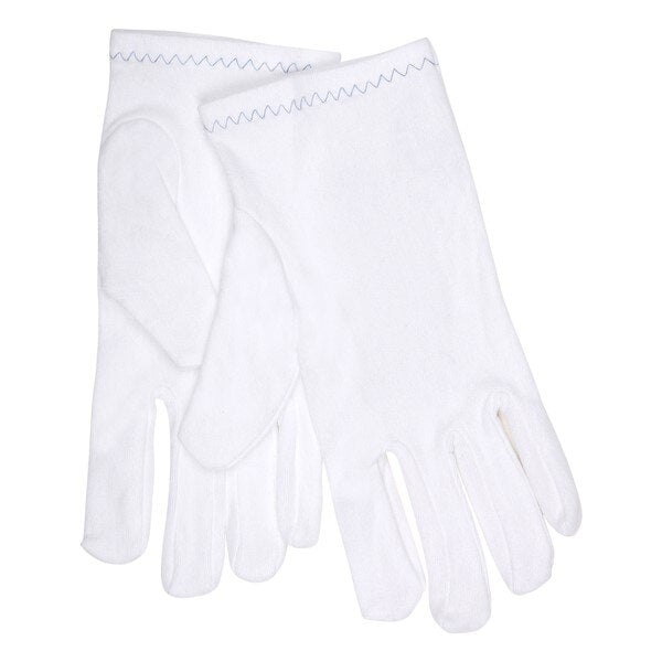 MCR SAFETY Mcr Safety 8771L Inspection Gloves Polyester Large White