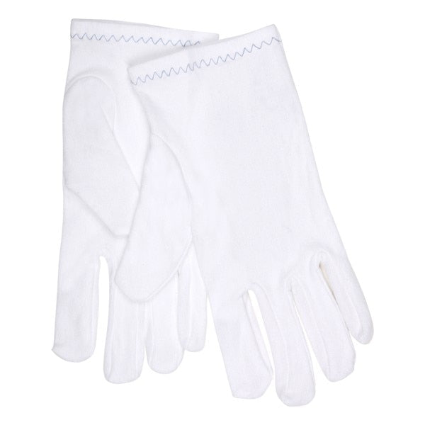 MCR SAFETY Mcr Safety 8771S Inspection Gloves Small White Polyester