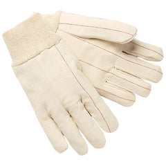 MCR SAFETY Mcr Safety 9018CM Double Palm Canvas Gloves Medium