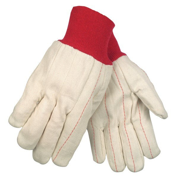 MCR SAFETY Mcr Safety 9018CR Double Palm Canvas Work Gloves