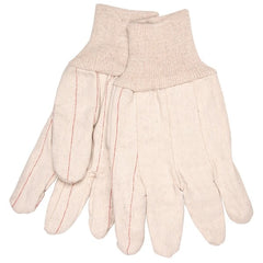 MCR SAFETY Mcr Safety 9018 Double Palm Canvas Work Gloves Large