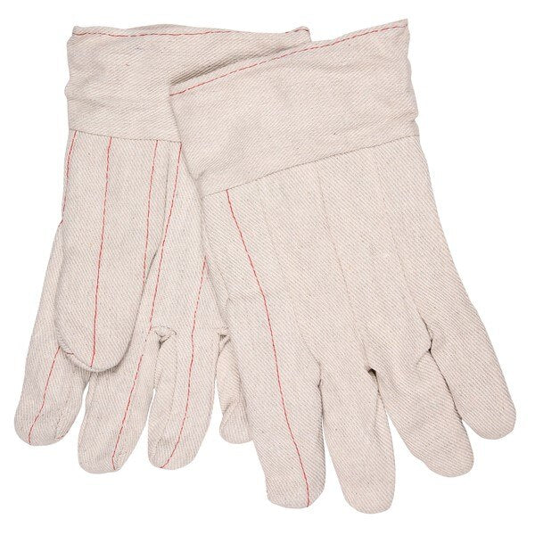 MCR SAFETY Mcr Safety 9018CB Double Palm Canvas Work Gloves Large
