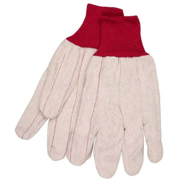 MCR SAFETY Mcr Safety 9018CRPC Double Palm Canvas Gloves Large