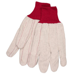 MCR SAFETY Mcr Safety 9018CRPC Double Palm Canvas Gloves Large