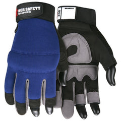 MCR SAFETY Mcr Safety 902XL Mechanics Gloves X-large Synthetic Blue
