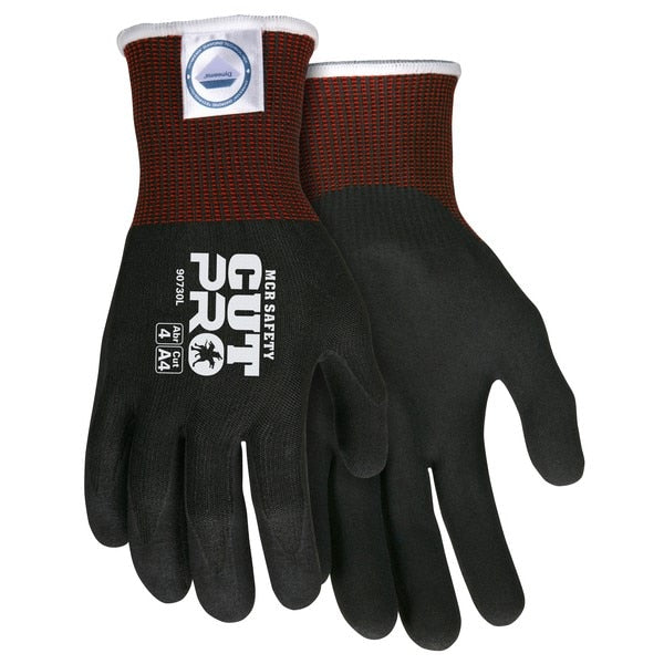 MCR SAFETY Mcr Safety 90730S Cut Resistant Gloves Small Black 13 Gauge