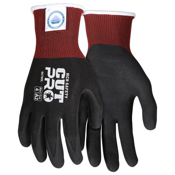 MCR SAFETY Mcr Safety 90780L Cut Resistant Gloves 18 Gauge Large