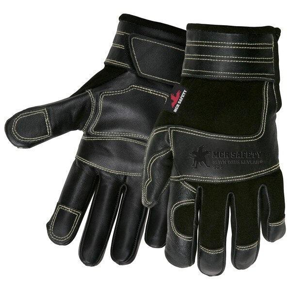 MCR SAFETY Mcr Safety 925XXL Mechanics Gloves 2x-large Black
