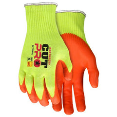 MCR SAFETY Mcr Safety 92720HVS Cut Resistant Gloves Small Hi-vis