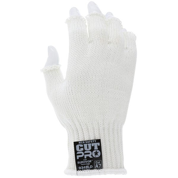 MCR SAFETY Mcr Safety 9349MD Cut Resistant Fingerless Gloves 7ga