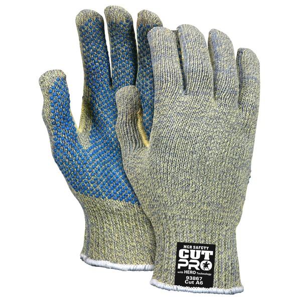 MCR SAFETY Mcr Safety 93867M Cut Resistant Gloves Kevlar Steel Medium
