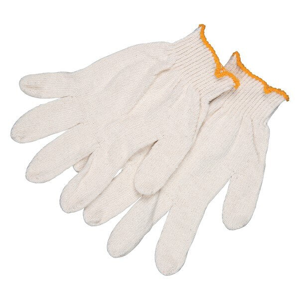 MCR SAFETY Mcr Safety 9610LM Cotton String Knit Gloves Large