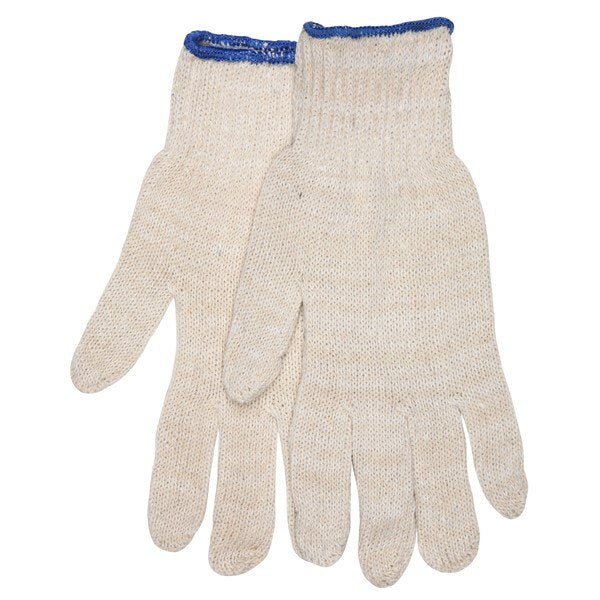 MCR SAFETY Mcr Safety 9635L String Knit Gloves Large Natural
