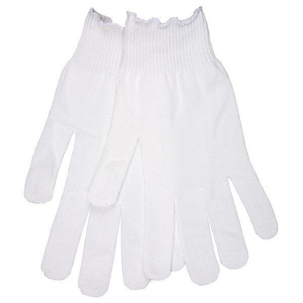 MCR SAFETY Mcr Safety 9627SM Small White Polyester String Knit Gloves