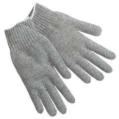 MCR SAFETY Mcr Safety 9637XSM String Knit Gloves X-small Gray