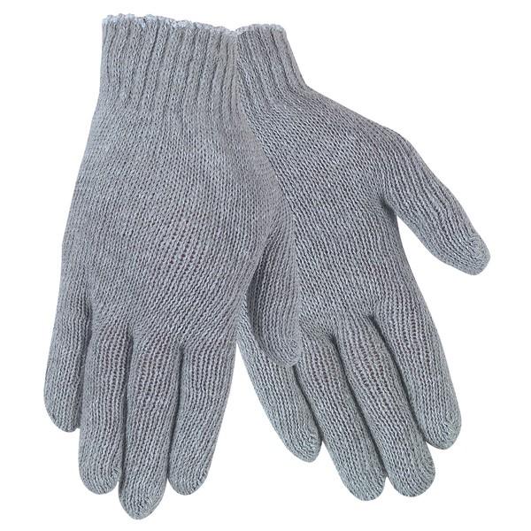 MCR SAFETY Mcr Safety 9639SM Economy String Knit Gloves Small Gray