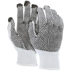 MCR SAFETY Mcr Safety 9660S Work Gloves Small White Pvc Dot