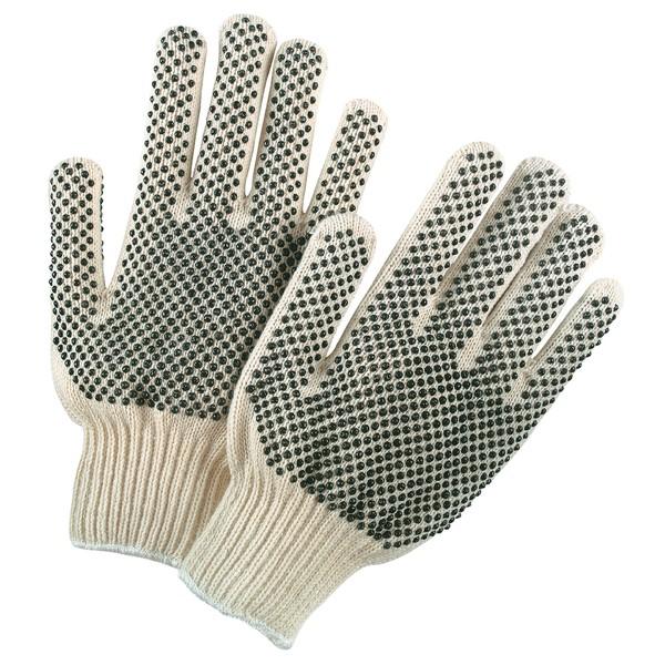 MCR SAFETY Mcr Safety 9668XL Cotton Polyester Gloves Xl Pvc Dots