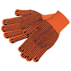 MCR SAFETY Mcr Safety 9663S String Knit Gloves Small Hi-vis Orange