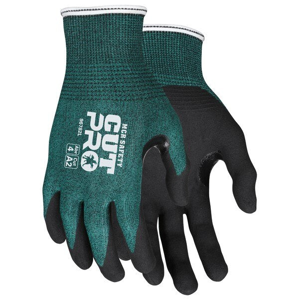 MCR SAFETY Mcr Safety 96782M Cut Resistant Gloves Nitrile Palm Medium