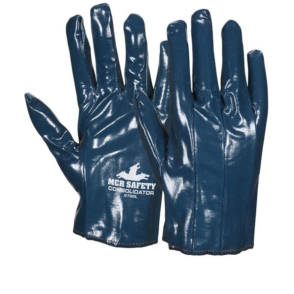 MCR SAFETY Mcr Safety 9700M Consolidator Nitrile Work Gloves Medium