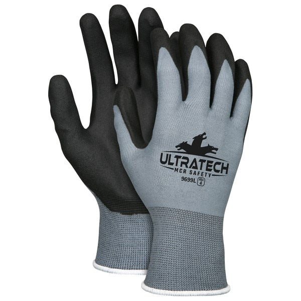 MCR SAFETY Mcr Safety 9699XS Ultratech Work Gloves X-small Nylon