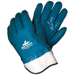 MCR SAFETY Mcr Safety 9770 Nitrile Work Gloves Large Safety Cuff