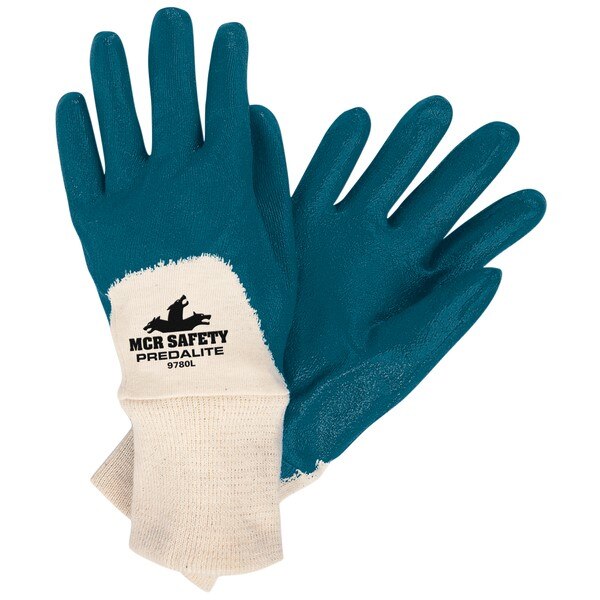 MCR SAFETY Mcr Safety 9780M Predalite Nitrile Gloves Medium