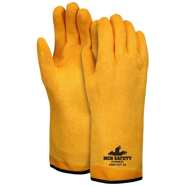 MCR SAFETY Mcr Safety 9784IKOM Cut Resistant Kevlar Gloves Medium