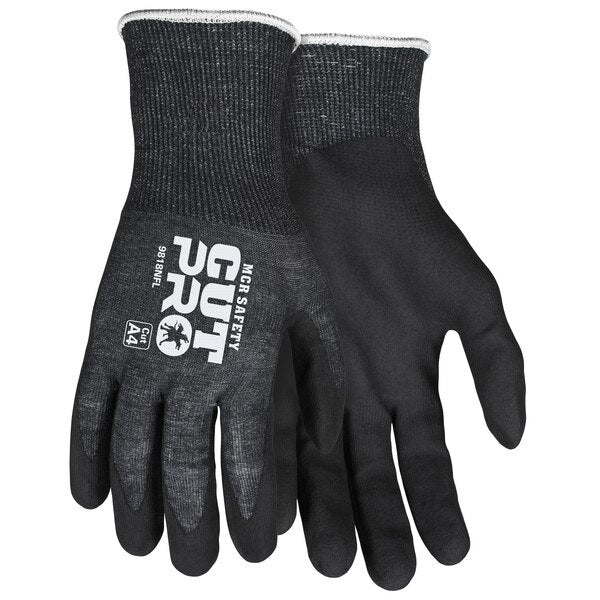 MCR SAFETY Mcr Safety 9818NFXL Cut Resistant Gloves Xl Nitrile Foam