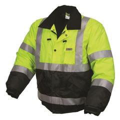 MCR SAFETY Mcr Safety BMRCL3LX4 Insulated Polyester Bomber Jacket