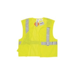 MCR SAFETY Mcr Safety CL2MLPFRL Class 2 Mesh Tear-away Safety Vest