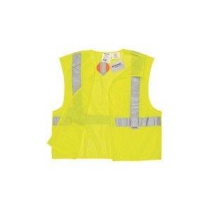 MCR SAFETY Mcr Safety CL2MLPFRX4 Class 2 Tear-away Mesh Safety Vest