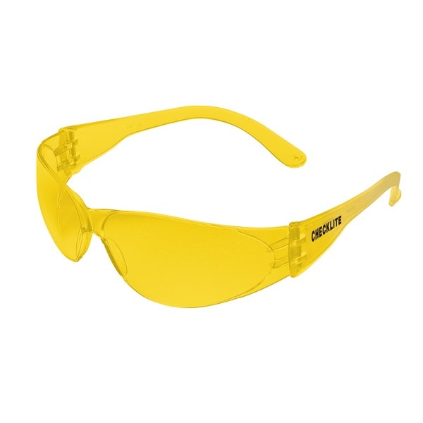 MCR SAFETY Mcr Safety CL114 Checklite CL1 Safety Glasses Amber Lens