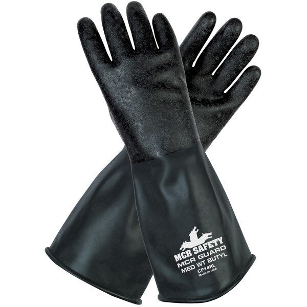 MCR SAFETY Mcr Safety CP14RM Butyl Chemical Gloves 14 Inch Medium