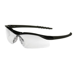 MCR SAFETY Mcr Safety DL110 Safety Glasses Clear Lens Black Temple