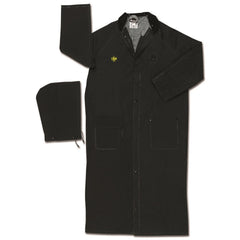 MCR SAFETY Mcr Safety FR267CX5 Flame Resistant Ridercoat Black