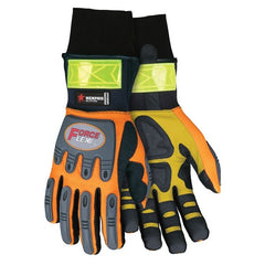 MCR SAFETY Mcr Safety HV200XXL Forceflex Mechanics Gloves 2x-large