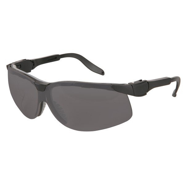 MCR SAFETY Mcr Safety KD512 Safety Glasses Gray Lens Black Frame