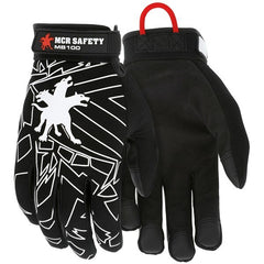 MCR SAFETY Mcr Safety MB100XXL Mechanics Gloves 2x-large Black