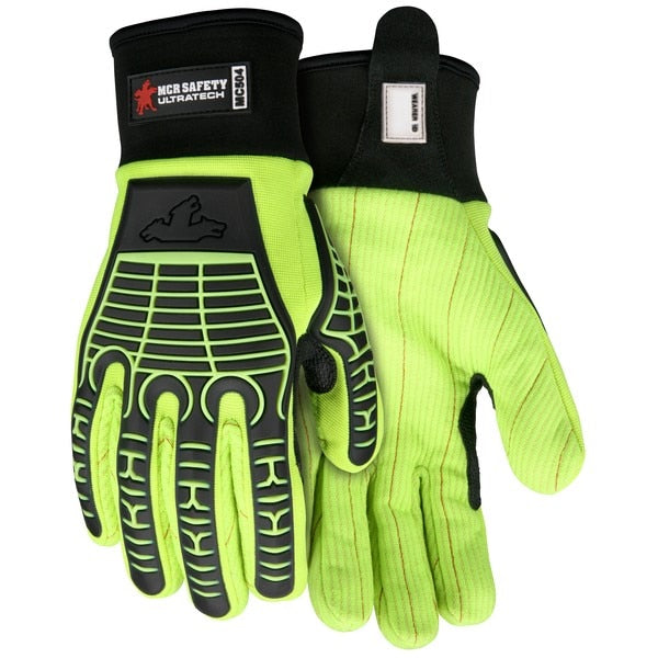 MCR SAFETY Mcr Safety MC504L Ultratech Mechanics Gloves Large