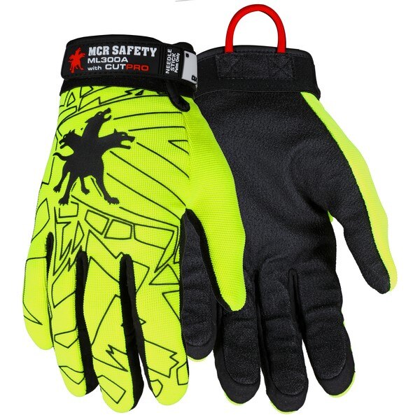 MCR SAFETY Mcr Safety ML300AM Cutpro Mechanics Gloves Medium